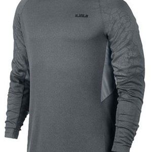 Men's Nike LeBron Tamed Fearless Basketball Shirt Grey 620666-010